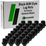 Black Lug Nuts Compatible With Dodge Jeep Ram 6509422AA Set Of 32. Fixed Price $94.00.