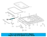 Mercedes-benz Cl-class C215 Left Sunroof Guide Jaw A2157800333. Fixed Price $93.34.