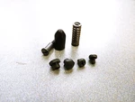 Nice 7 Pc Original Porsche 924 944 968 Sunroof Air Deflector Hinge Hardware Kit. Fixed Price $15.00.
