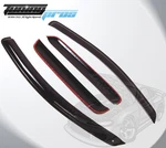 Dark Smoke Rain Visor Deflector 4PCS Out-channel For Chevrolet Aveo 2004-2006. Fixed Price $28.21.