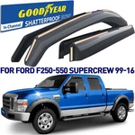 Rain Guards Vent Visors Shade 1999-2016 Ford F-250 Supercrew In-channel. Fixed Price $104.99.
