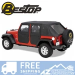 Bestop 2 Piece Rear Soft Doors For 07-18 Jeep Wrangler Jku 4 Black Diamond. Fixed Price $699.99.