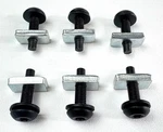 6 Ea Hard Top Screws And Oblong Nuts Fits 1997 2O 2018 Tj Jk Jeep Wranglers. Fixed Price $28.95.