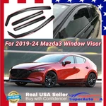 For 19-24 Mazda 3 Hatchback In-channel Window Visors Guards Weather Shields. Fixed Price $49.55.