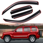 In-channel Window Visors Rain Guards Deflectors For 2002-2007 Jeep Liberty. Fixed Price $43.94.