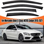 For Mercedes-benz C-class W205 15-21 Sedan Tape On Window Rain Guards Deflector. Fixed Price $37.98.