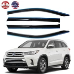 4X For Toyota Highlander 2014-2019 Window Visors Rain Guards Deflector Jdm.. Fixed Price $28.99.