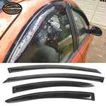 Fits 00-05 Dodge Neon Sedan Window Visors Rain Sun Guard Vent 4 Pieces Set. Fixed Price $28.80.