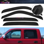 Fits For 01-06 Chevy Silverado Crew Cab Window Visor Rain Guard Vent Deflectors. Fixed Price $40.99.