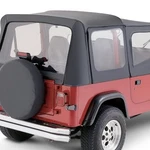For Jeep Wrangler 1987-1995 Rampage 68115 Black Denim Complete Soft Top. Fixed Price $740.31.
