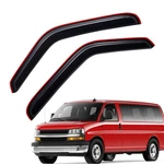 In-channel Mount Rain Guard Window Visor For 1996-2025 Gmc Savana 1500 2500 3500. Fixed Price $39.97.