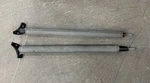 Jeep Yj Wrangler Roll Extensions Forward Bars W/ Mount Bolts Grey Pads. Fixed Price $150.00.