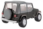 Rampage 68111 Complete Soft Top Kit For 76-95 CJ7 Jeep Wrangler Yj W/half Doors. Fixed Price $714.11.