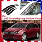 Tinted Window Visor Rain Sun Guards Vent Deflectors For Honda Odyssey 11-17. Fixed Price $39.99.