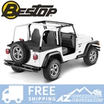 Bestop Duster Deck Cover For '03-'06 Jeep Wrangler Tj Black Diamond Soft. Fixed Price $169.99.
