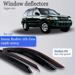 Tape-on 4PCS Window Visors Rain Guards Fit Isuzu Rodeo 1998-2004 Deflectors. Fixed Price $89.10.