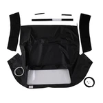 Convertible Top Black Vinyl With Pads & Straps For 1961-1962 C1 Corvette. Fixed Price $599.95.