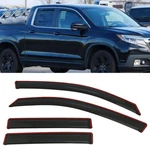 In-channel Smoke Window Visors Sun Vent Rain Guard Fit Honda Ridgeline 2017-2025. Fixed Price $33.99.