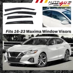 Fits 2016-23 Nissan Maxima 3D Mugen Style Window Vent Rain Visor Shade Deflector. Fixed Price $34.99.