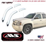 2007-2014 Chevrolet Silverado 3500 Hd Chrome Avs Window Visors Rain Deflector. Fixed Price $235.20.