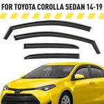 Rain Guards Vent Visors Shade For 2014-2019 Toyota Corolla In-channel. Fixed Price $61.94.
