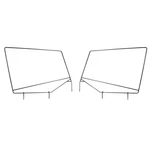 Rugged Ridge Upper Door Skin Frames Fits 87-95 Jeep Wrangler Yj. Fixed Price $214.99.