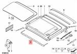 Bmw Oem 07-11 328I-SUNROOF Wind Air Deflector 54107157449. Fixed Price $137.39.