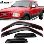 Fits 99-11 Ranger 99-00 Mazda B2500 Channel 4PC Window Visors Vent Rain Guard. Fixed Price $27.99.