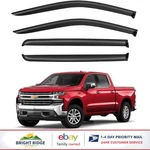 Easy Install Outside Mount Window Visors For 2019-2026 Silverado/sierra Trucks. Fixed Price $79.91.