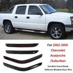 4X Window Vent Visor Rain/sun Shade Guard For 2002-2006 Chevy Avalanche/suburban. Fixed Price $27.90.