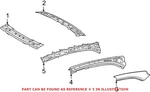Genuine Oem Left Outer Roof Side Rail 6121406190 For Toyota Camry 2018. Fixed Price $113.71.