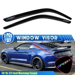 Fits 15-23 Ford Mustang Window Visor Rain Guard Shade Deflector W/ Laser Sport. Fixed Price $42.49.