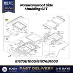 Genuine Panoramaroof Side Moulding Set 81675B1000 81676B1000 For Genesis G80. Fixed Price $379.00.