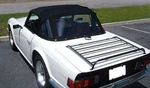 New Black Convertible Top Triumph TR6 Zip Out Window Robbins Brand Made Usa. Fixed Price $659.95.
