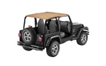 Bestop 52531-15 Black Denim Header Bikini Safari Style Soft For Wrangler. Fixed Price $159.13.