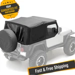 Smittybilt 9970235 Replacement Soft Top For 1997-2006 Jeep Wrangler Tj New. Fixed Price $294.88.