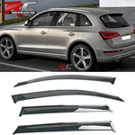 Fits 09-17 Audi Q5 8R Side Window Visors Snow Guard Shade W/chrome Trims 4PCS. Fixed Price $46.99.