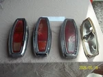 68-69 Ford Ranchero Oem Left Right Tail Light Assembly, Driver Passenger, Chrome. Fixed Price $75.00.