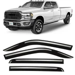 Sun Rain Visors Wind Guards For 2019-2026 Dodge Ram 2500/3500 Crew Cab. Fixed Price $64.99.
