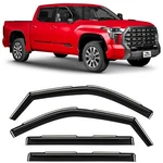 Sun Rain Visors Wind Guards For 2022-2026 Toyota Tundra Crewmax. Fixed Price $59.99.