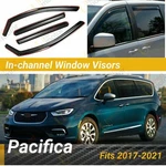 Fits Chrysler Pacifica 17-21 In-channel Vent Window Visors Rain Guard Deflectors. Fixed Price $58.99.