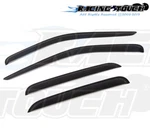 Dark Smoke Outside Mount Visor Rain Guard 4PCS For Dodge Dakota Quad Cab 2005-11. Fixed Price $40.25.