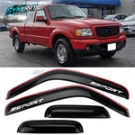 Channel Window Visors 99-11 Ford Ranger Extended Cab Shade Vent Acrylic. Fixed Price $41.99.