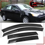 Fits 08-11 Ford Focus Sedan Window Visors Rain Guards Deflector Acrylic 4PC. Fixed Price $26.99.