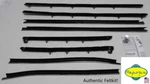 1968 Oldsmobile Cutlass Convertible Door Window Felt Fuzzie Rubber Seal Pc Kit. Fixed Price $289.99.