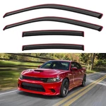 In-channel Window Visors Rain 2011-2023 Dodge Charger, Dark Smoke Tinted. Fixed Price $72.07.