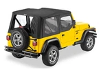 Bestop 51180-15 Black Denim Fabric Tinted Soft For 97-02 Jeep Wrangler Tj. Fixed Price $299.99.