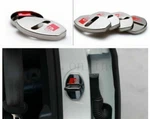 New 4X Black/silver Fit Audi Modified Sline Door Lock Ring Protective Cover. Fixed Price $21.69.