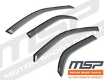 4PCS Light Grey Out-channel Visor Rain Guards For Bmw 525I 535I 1988-1996. Fixed Price $39.02.