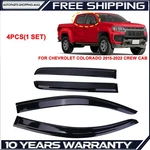 Wind Deflectors Rain Guards Vent Visors Shade For 15-22 Chevy Colorado Crew Cab. Fixed Price $37.19.